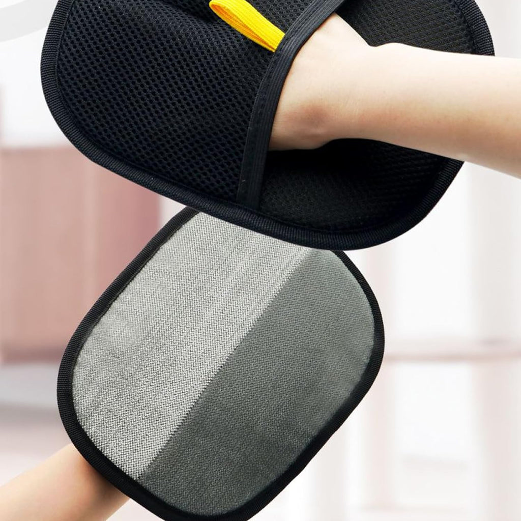 Remove pet hair in seconds — without sticky rollers or refills.